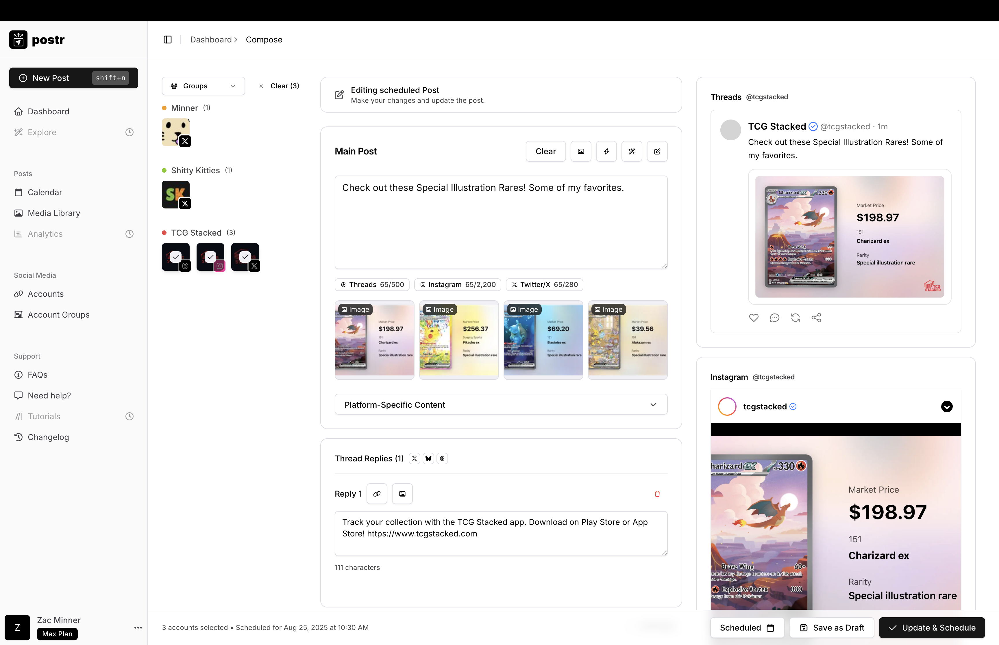 postr - Social Media Management Made Simple
